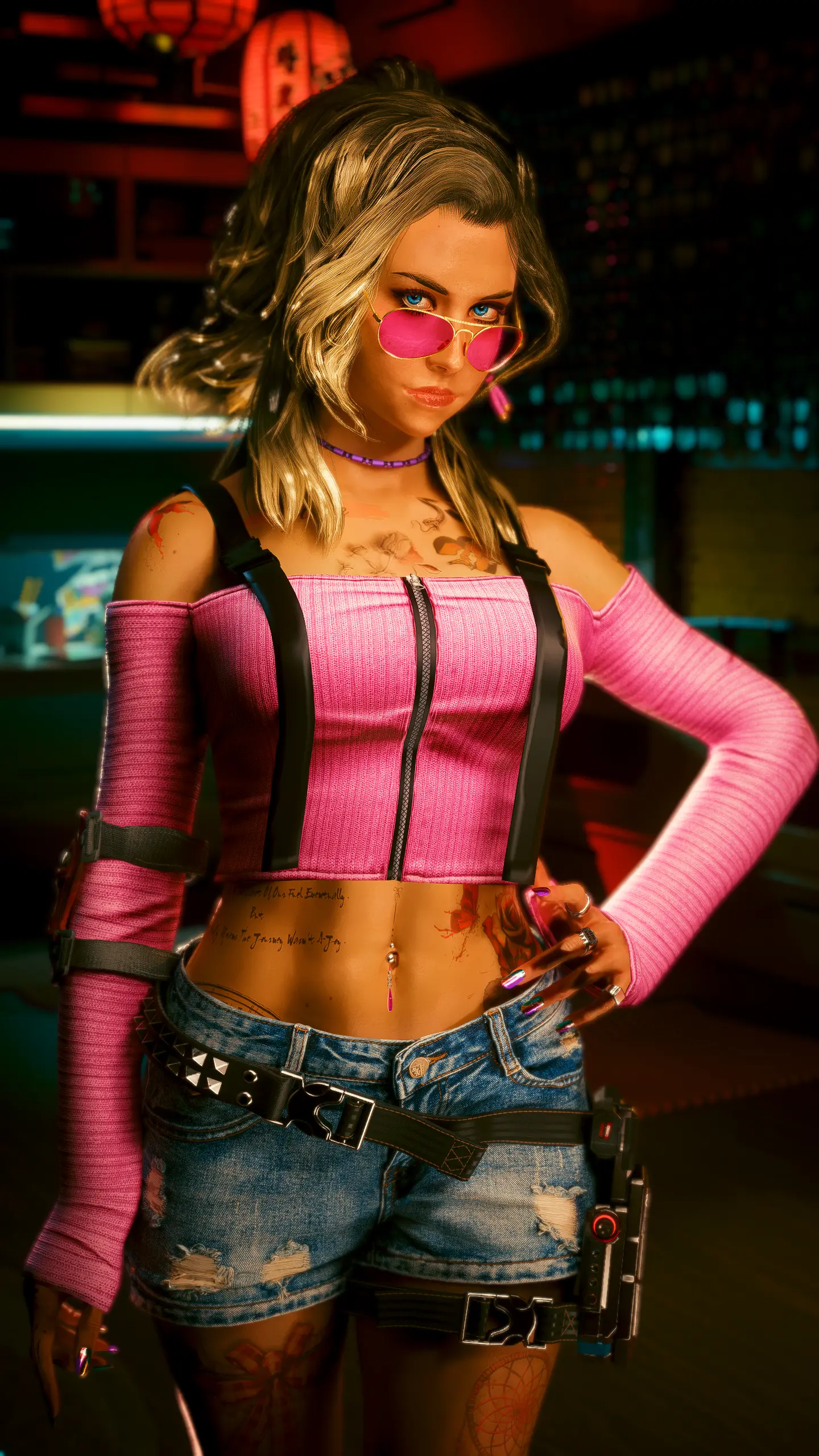 Messy ponies and buns - Fem V Hair pack at Cyberpunk 2077 Nexus - Mods ...