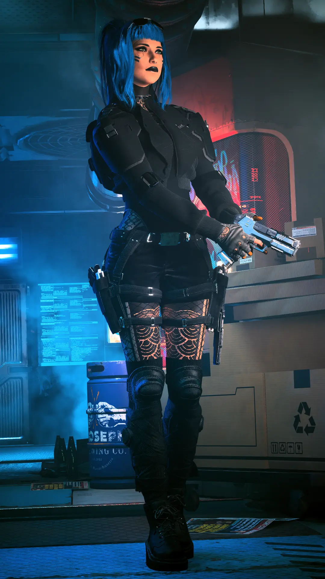 Ninja Shinguards - ArchiveXL (fem V) at Cyberpunk 2077 Nexus - Mods and ...