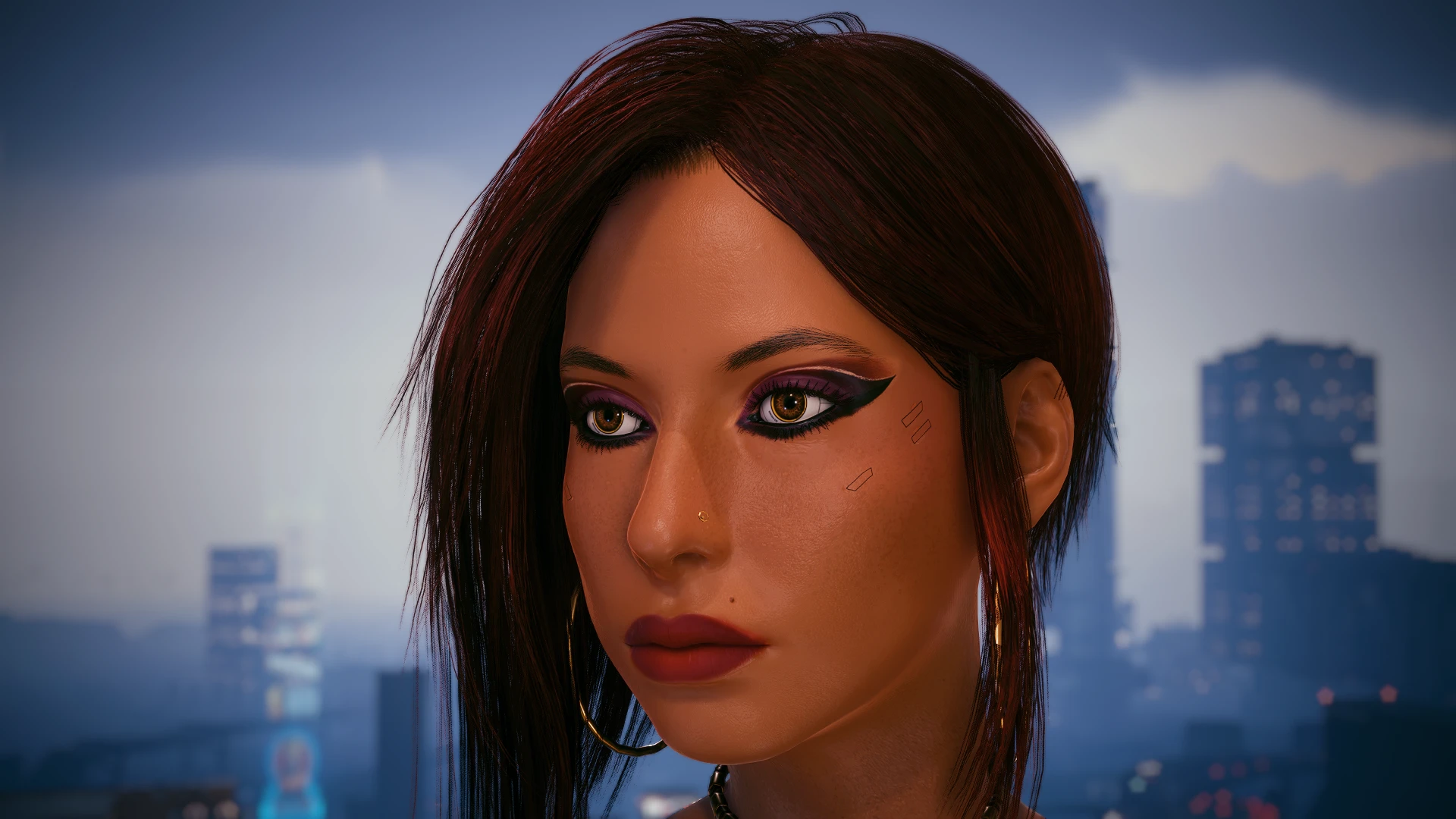 Smoky Glam Makeup Skin at Cyberpunk 2077 Nexus - Mods and community