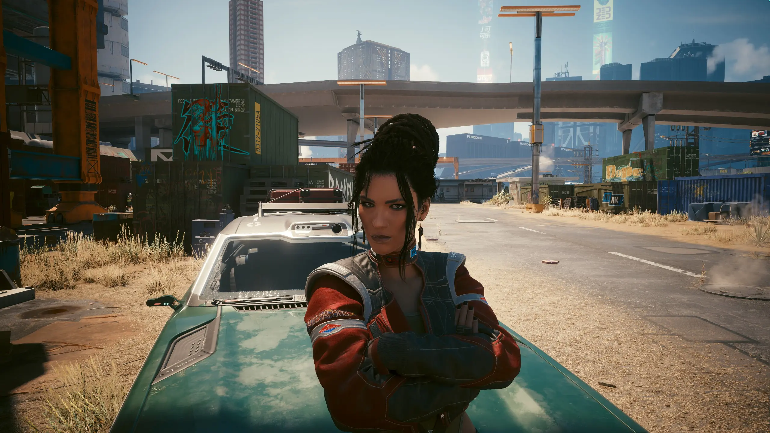 Highres makeup for Panam with Rogue earrings at Cyberpunk 2077 Nexus ...