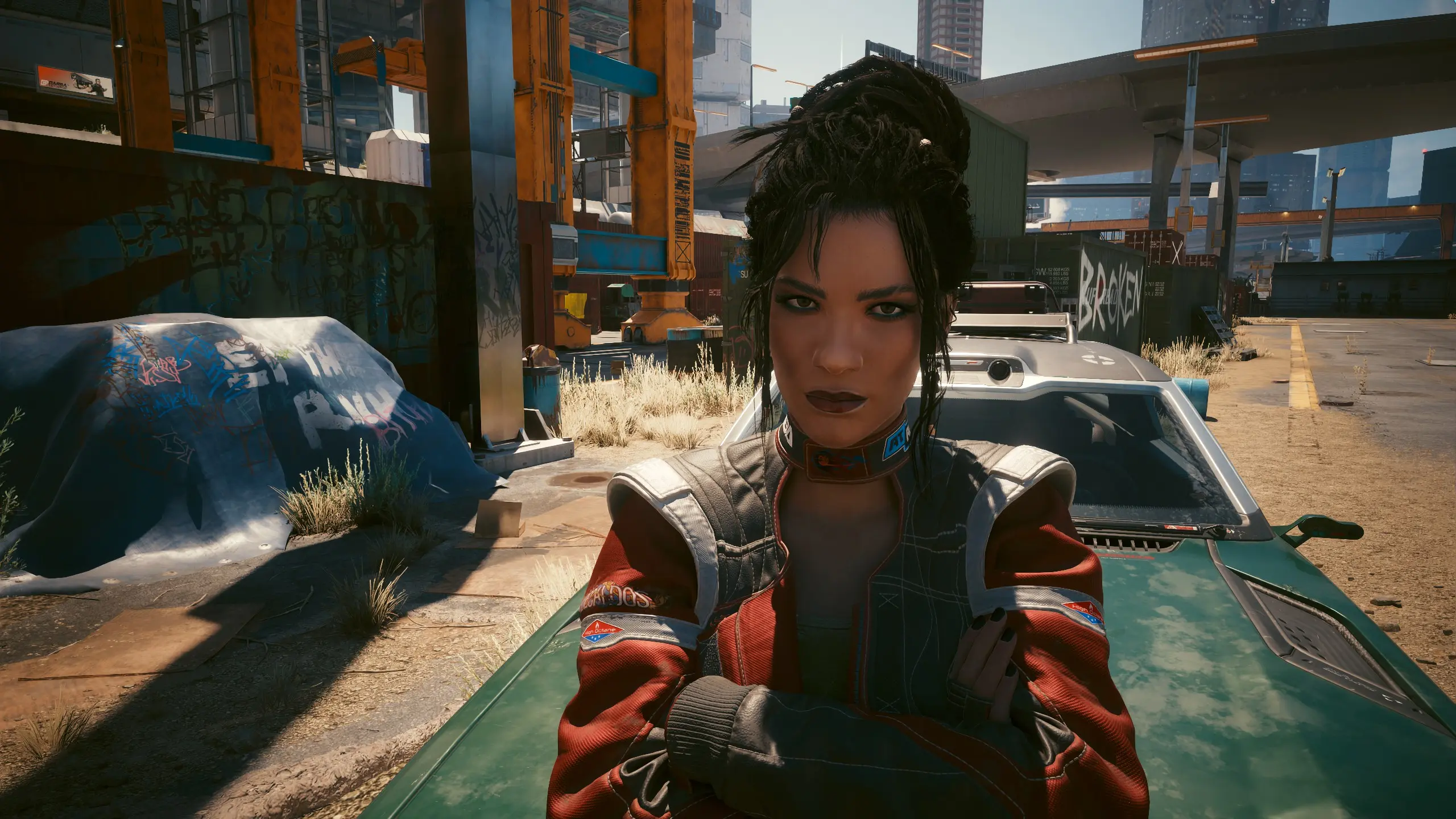 Highres makeup for Panam with Rogue earrings at Cyberpunk 2077 Nexus ...