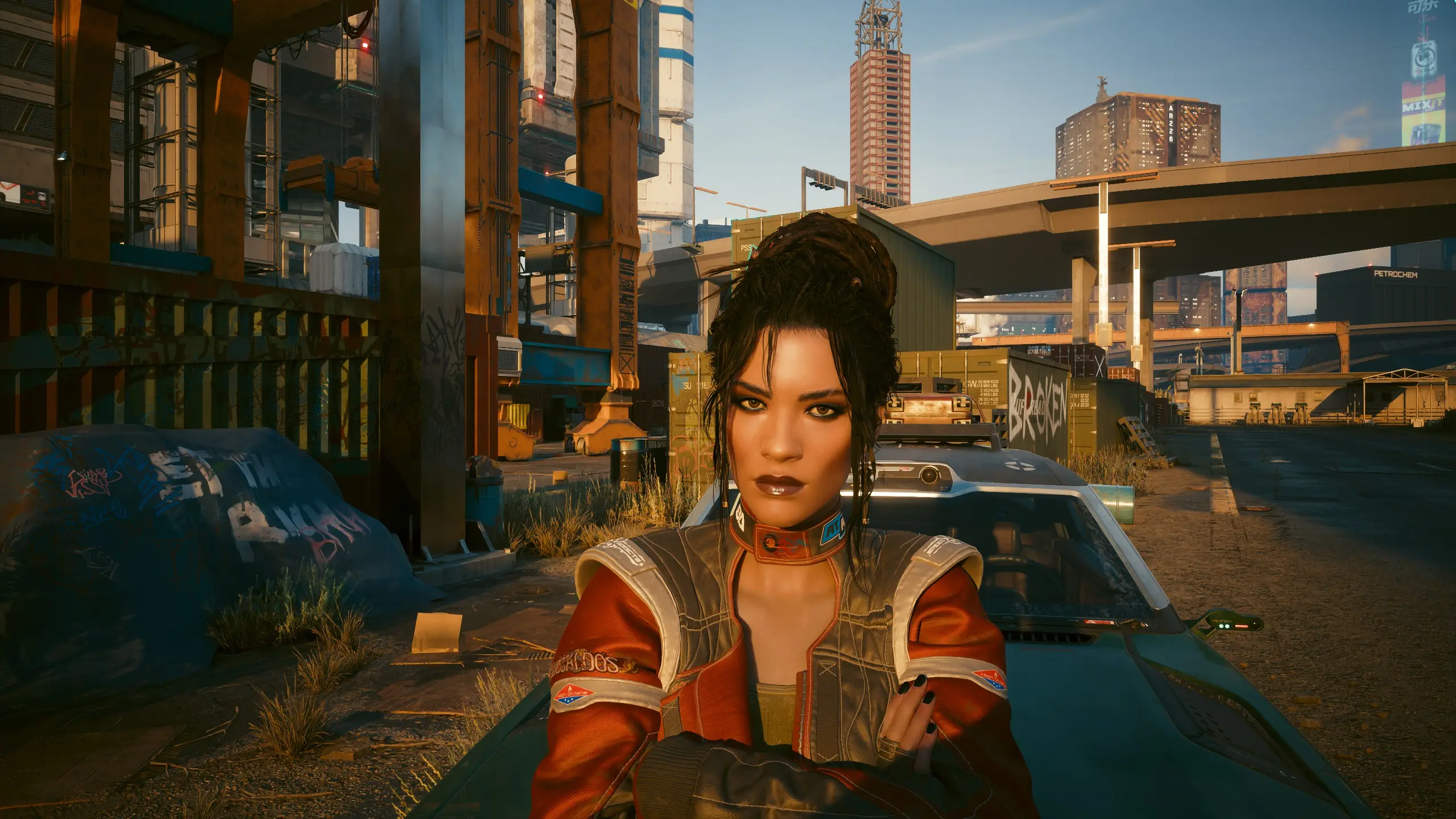 Highres makeup for Panam with Rogue earrings at Cyberpunk 2077 Nexus ...