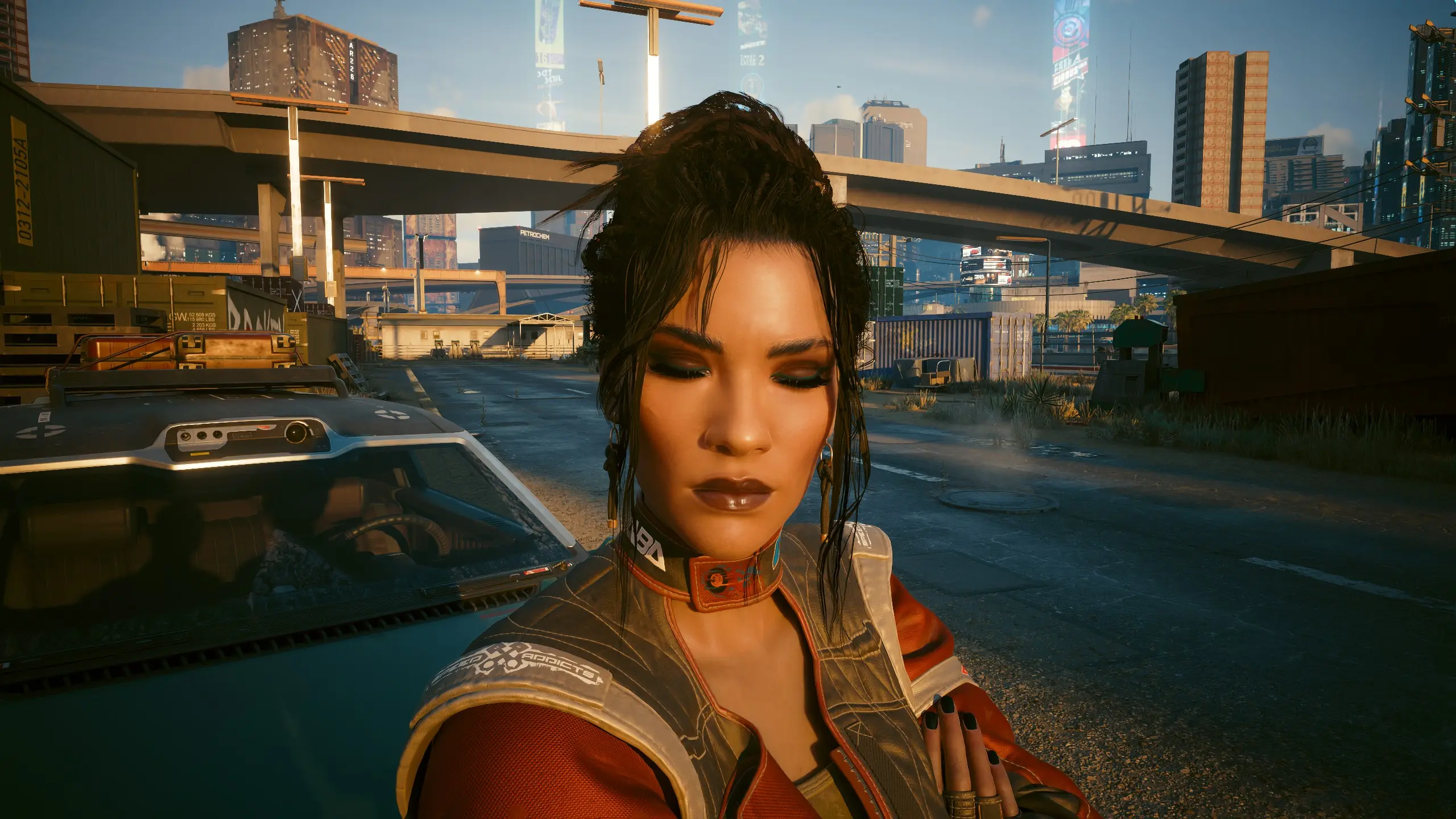 Highres makeup for Panam with Rogue earrings at Cyberpunk 2077 Nexus ...