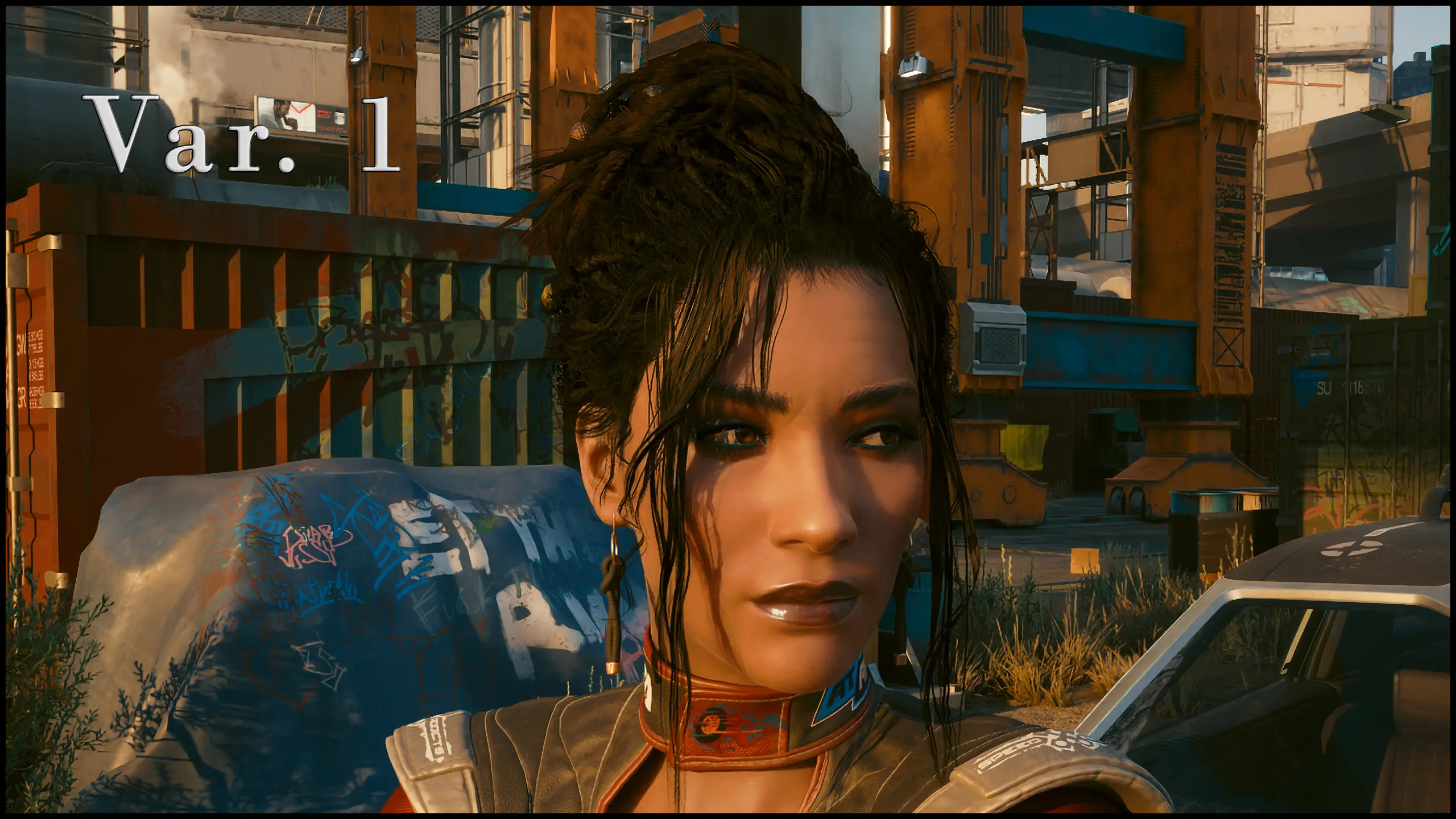 Highres Makeup For Panam With Rogue Earrings At Cyberpunk 2077 Nexus 