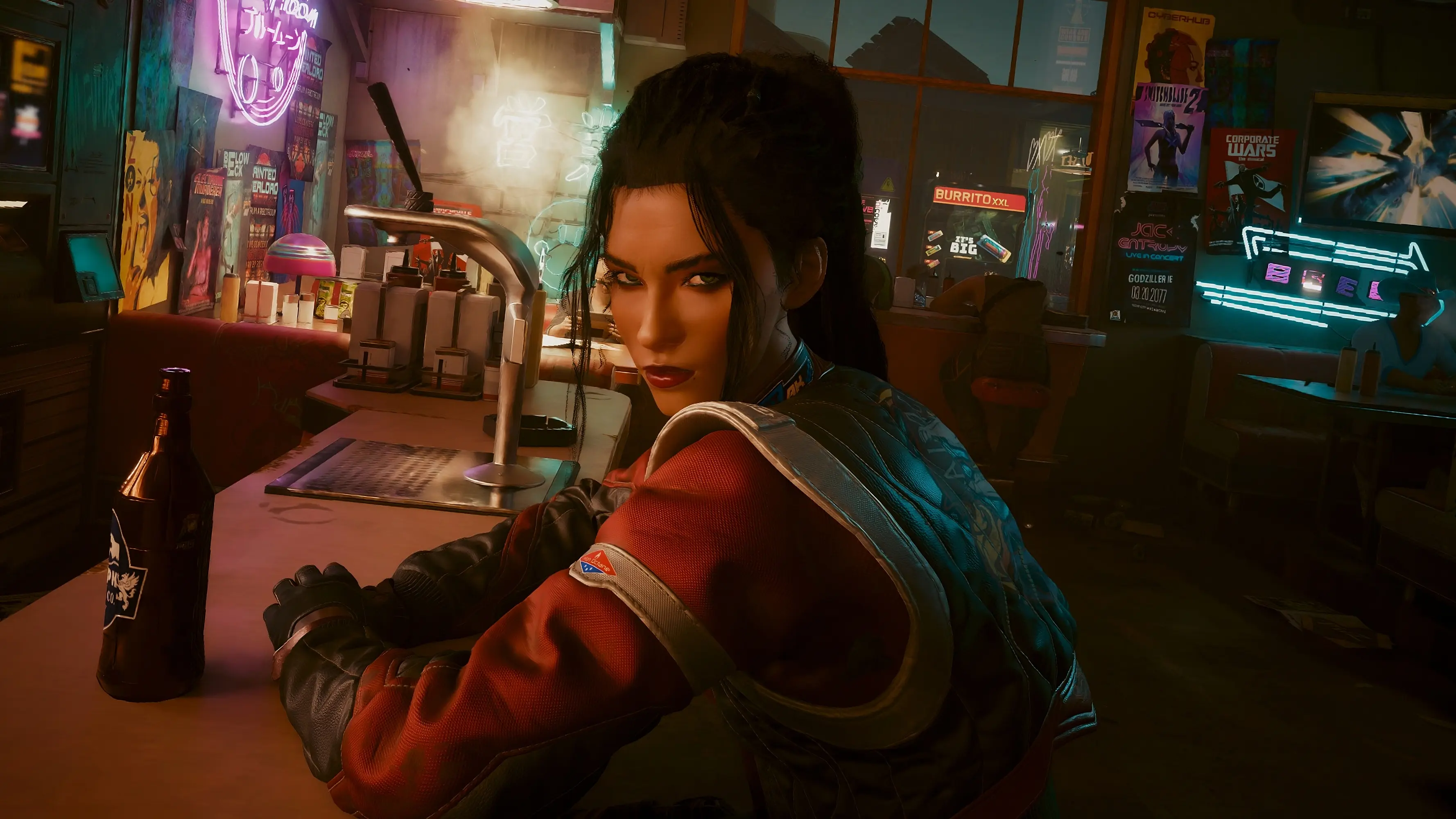 Highres makeup for Panam with Rogue earrings at Cyberpunk 2077 Nexus ...