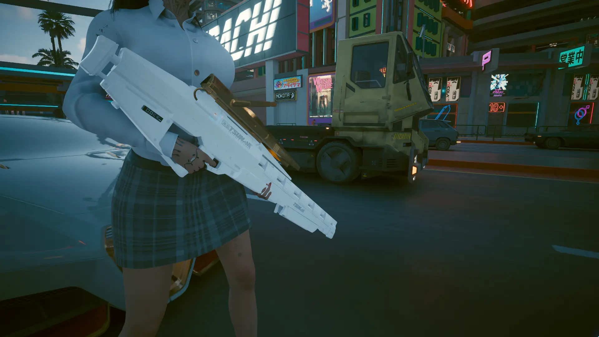 White and Gold Rasetsu at Cyberpunk 2077 Nexus - Mods and community