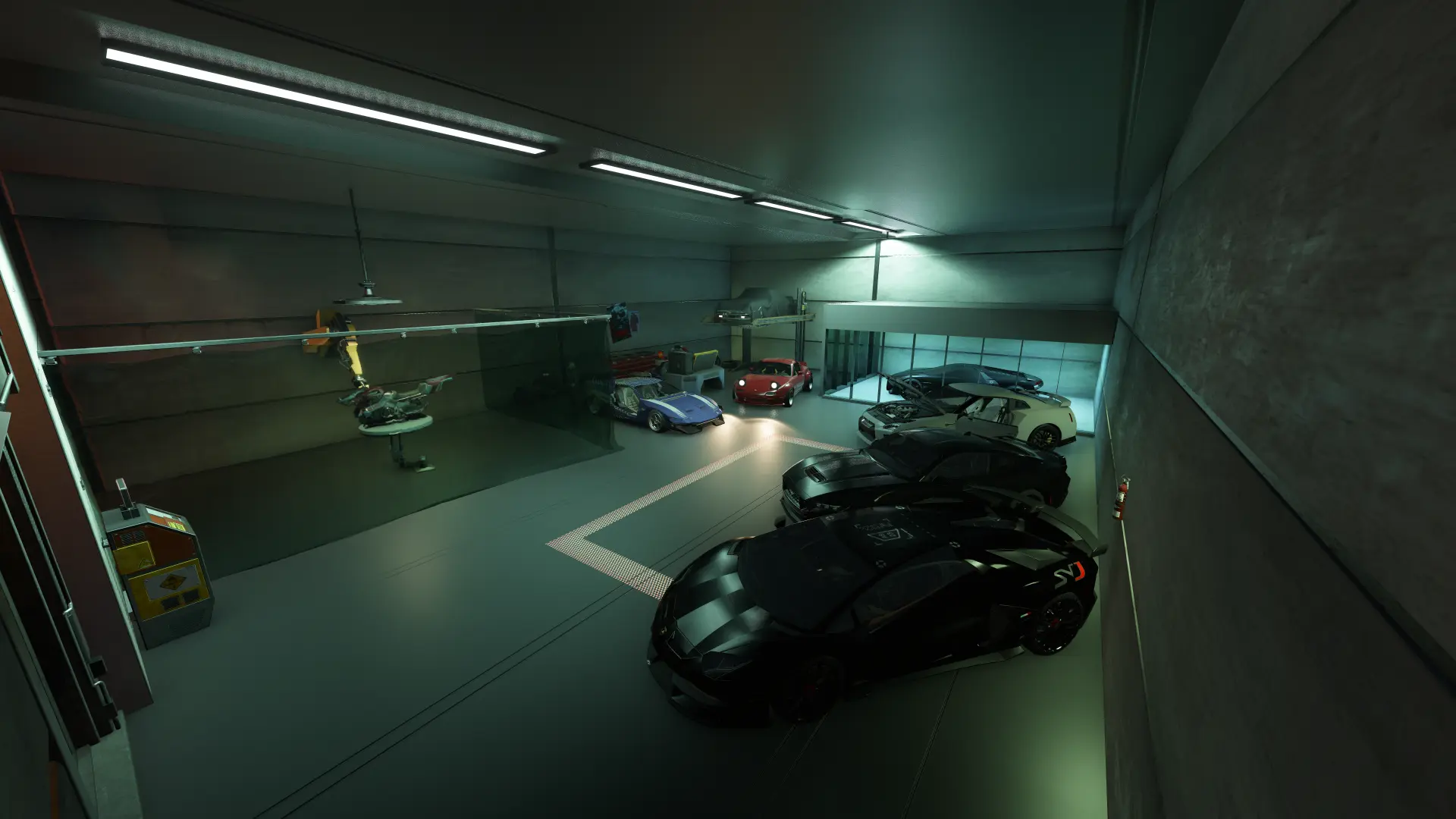 nine tails shop (car modification shop amm preset) at Cyberpunk 2077 ...