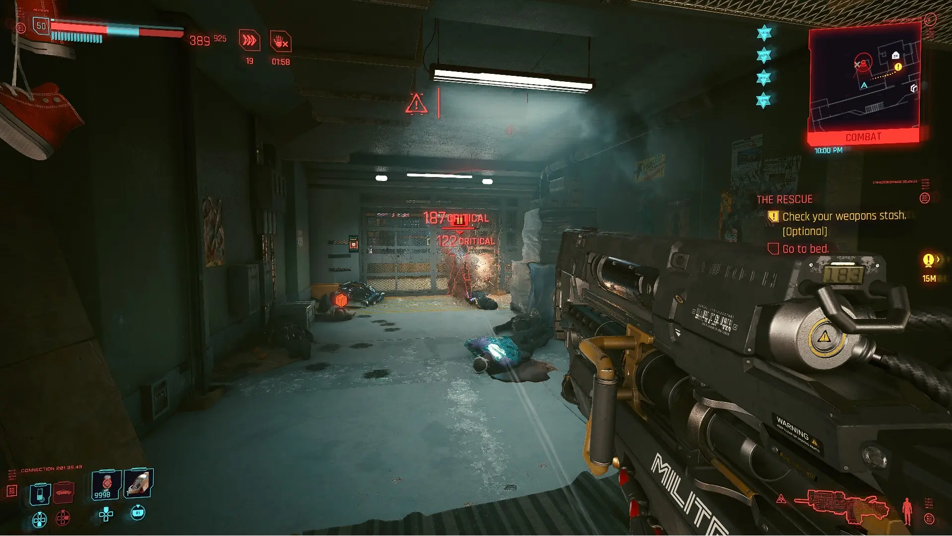 Darkside's Militech Heavy Machine Gun Spawn Script at Cyberpunk 2077 ...