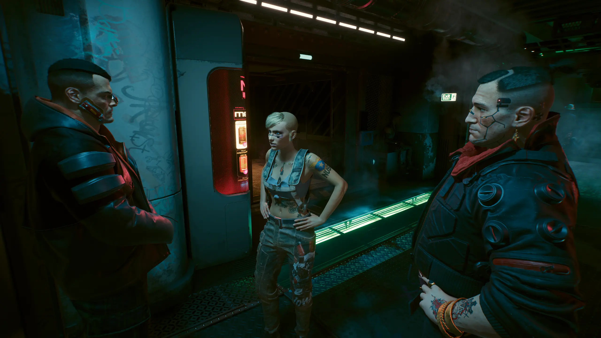 cyberpunk 2077 half shaved hair