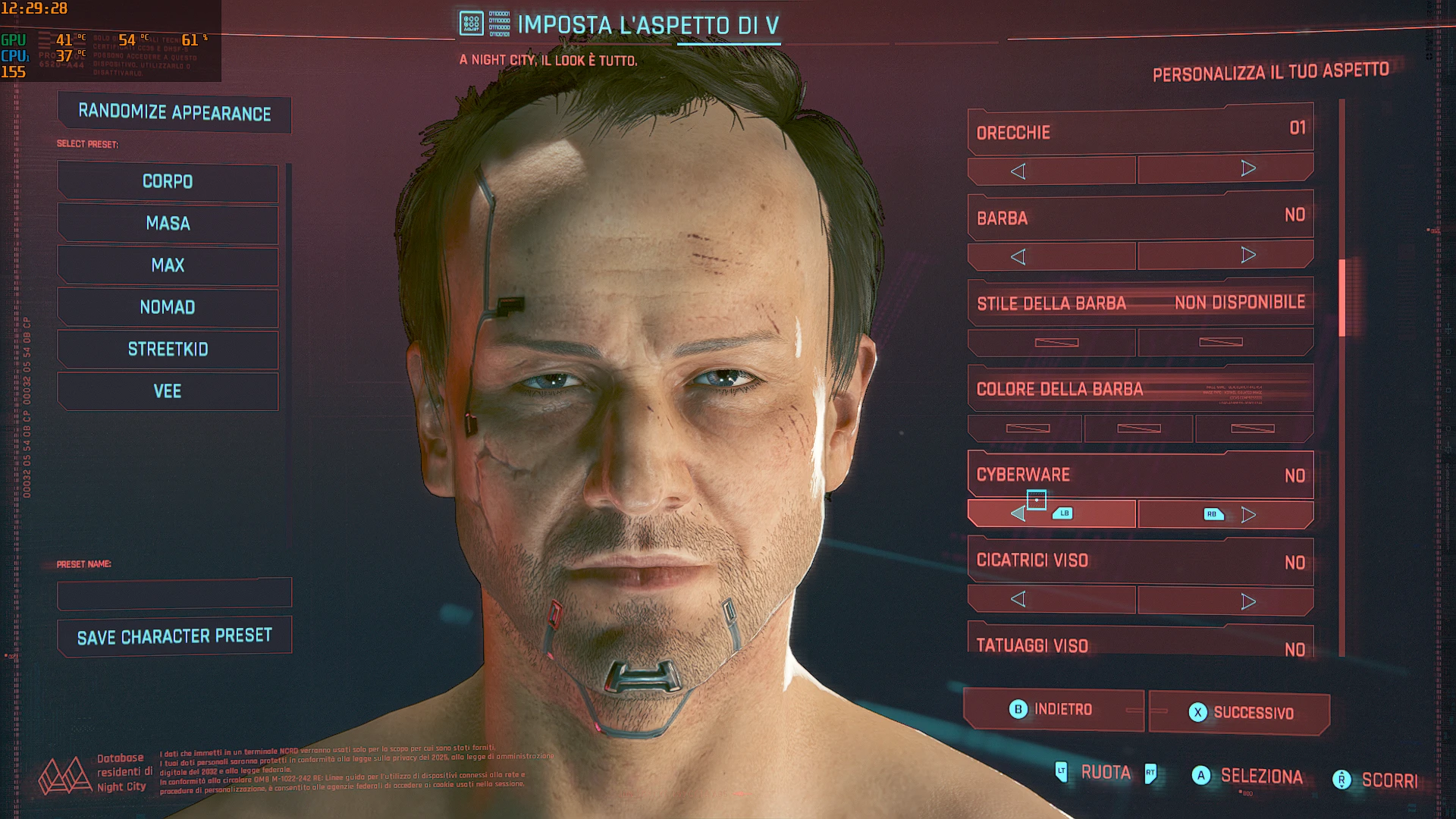 Mitch_Anderson_faceV male at Cyberpunk 2077 Nexus - Mods and community