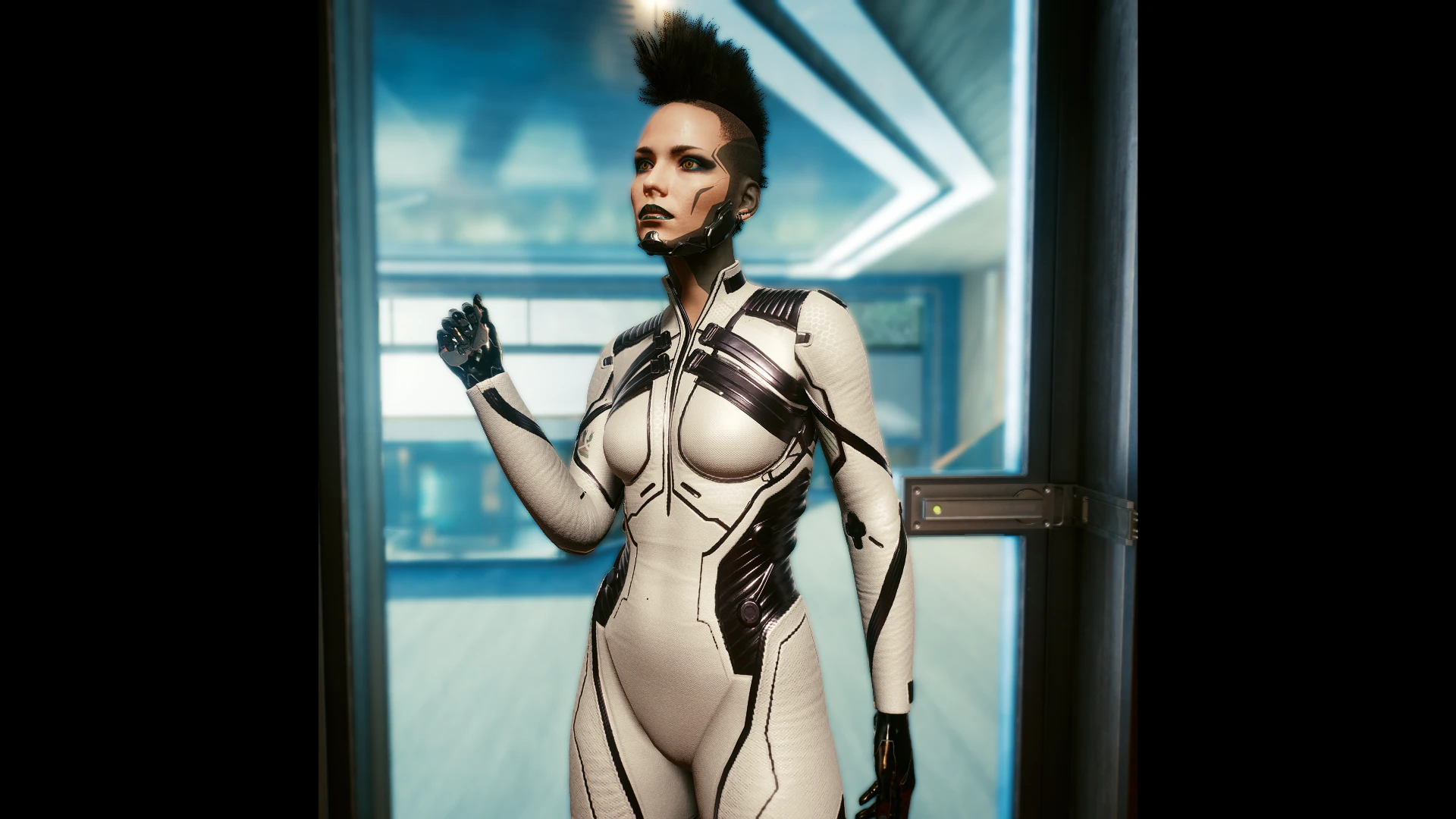 Cyberpunk костюм нетранера фото 6