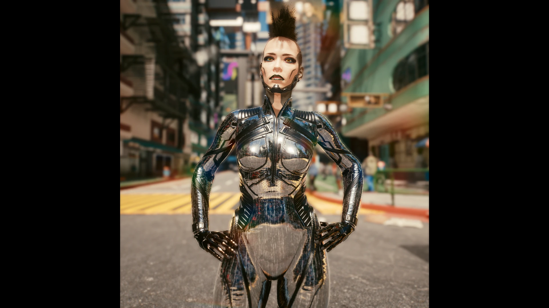 Cyberpunk костюм нетранера фото 15