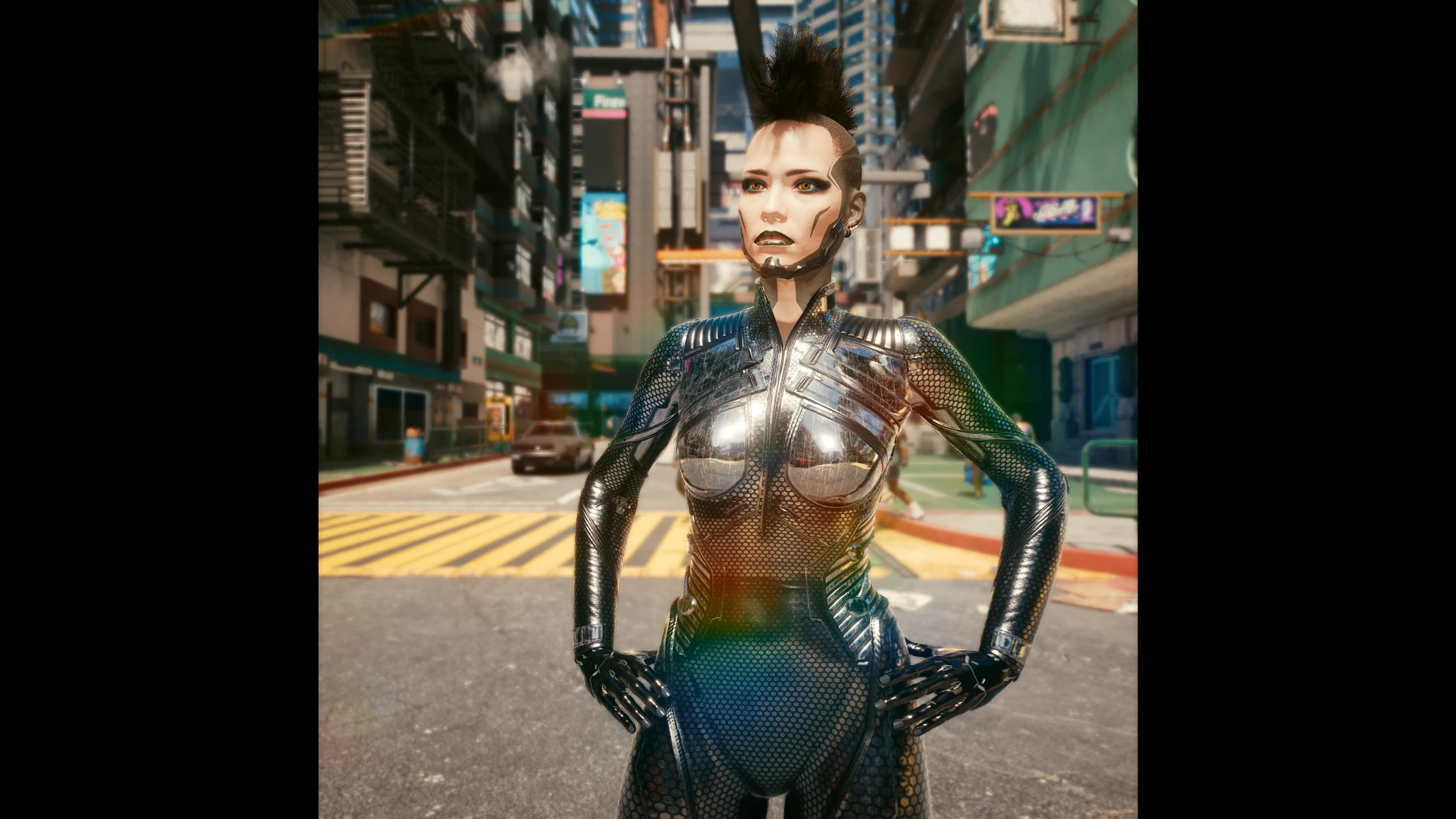 Cyberpunk костюм нетранера фото 9