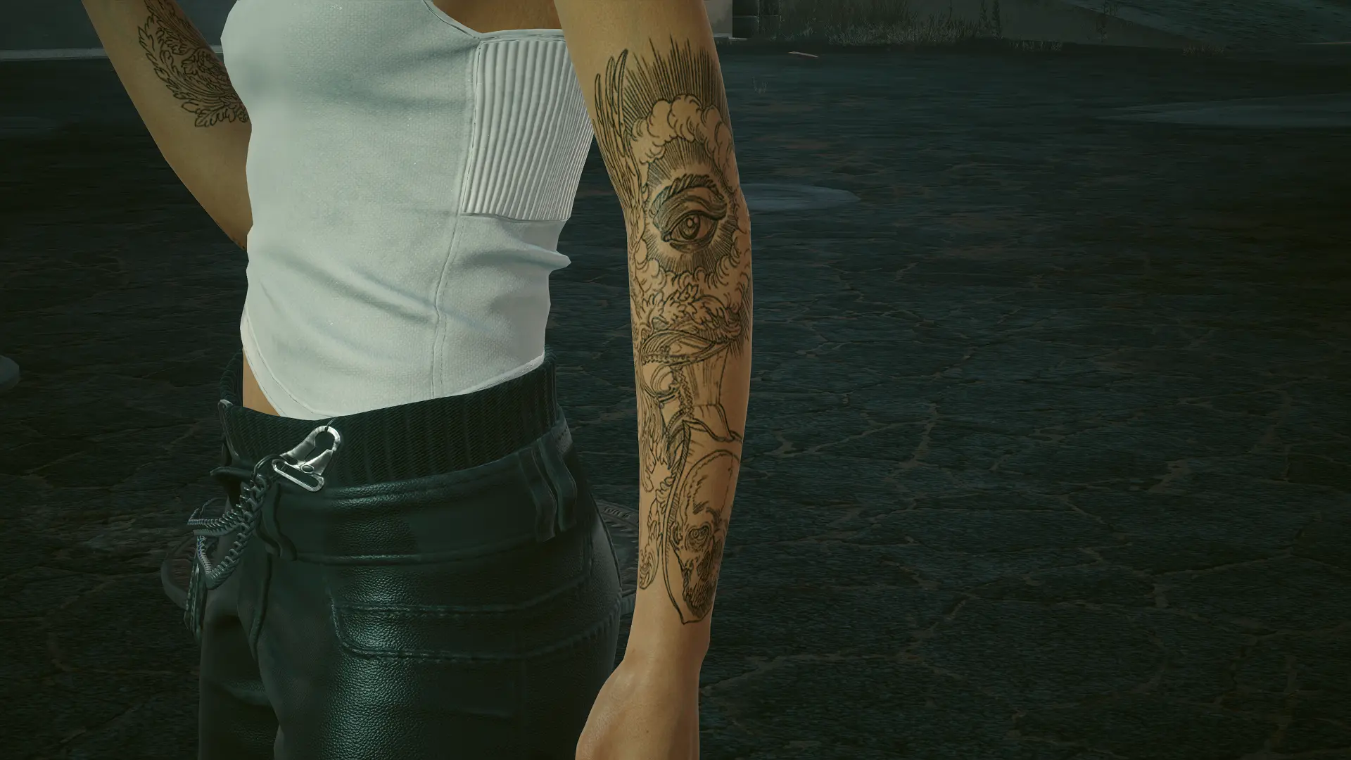 Mural Wrists Tattoo at Cyberpunk 2077 Nexus - Mods and community