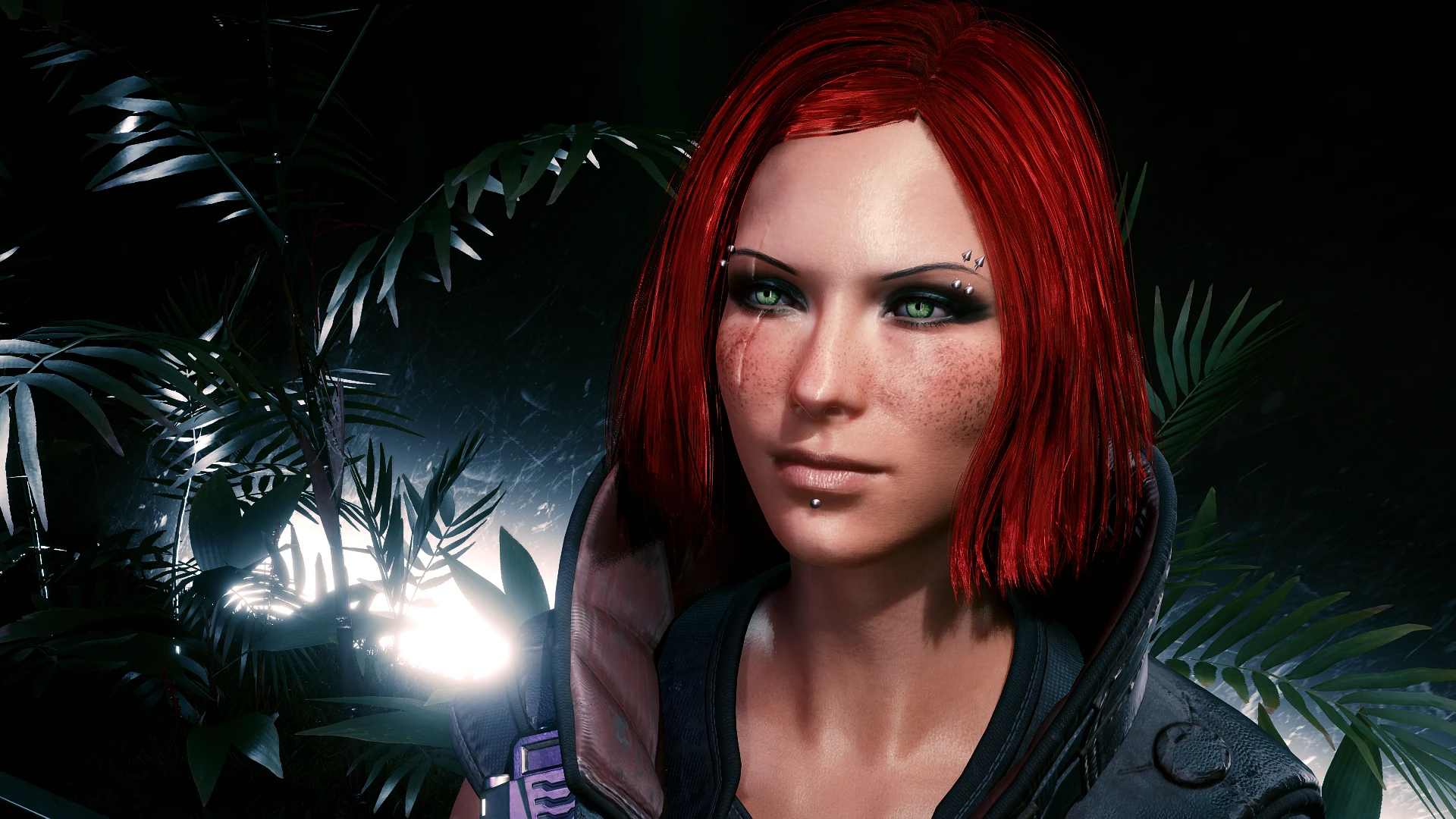 Opened Nina Hair at Cyberpunk 2077 Nexus - Mods and community
