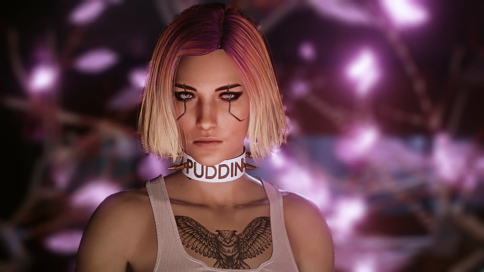 Opened Nina Hair At Cyberpunk 2077 Nexus - Mods And Community