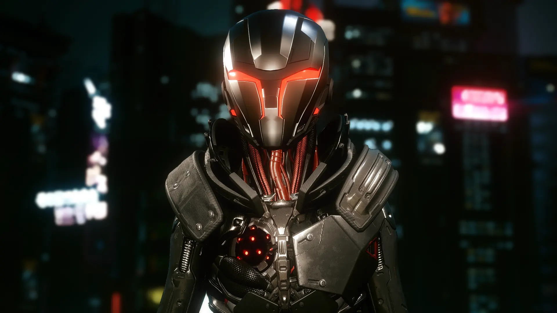 Shadow Cyborg Helmet at Cyberpunk 2077 Nexus - Mods and community