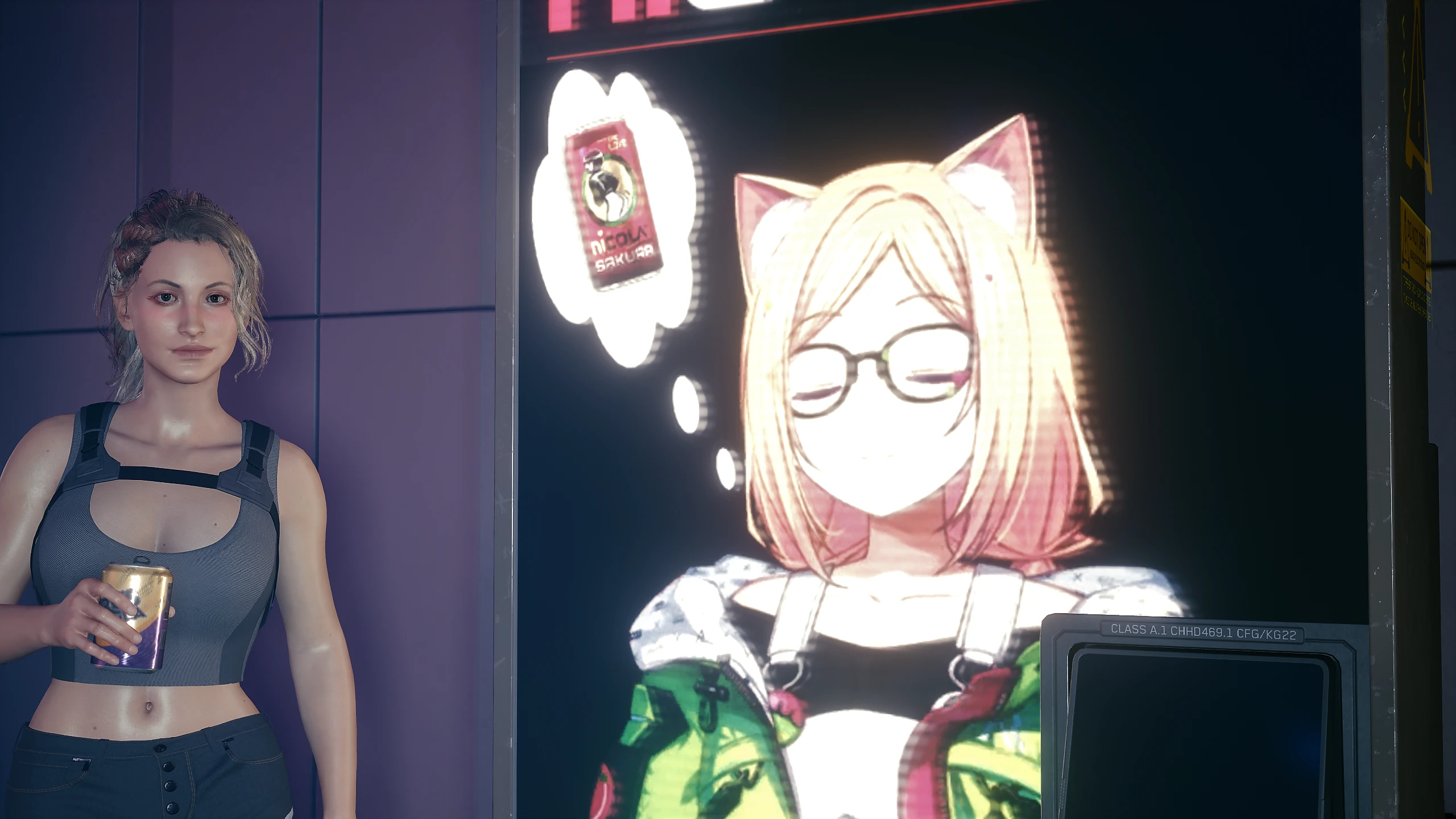 Vtuber Akirose - Nicola Vending Machine at Cyberpunk 2077 Nexus - Mods and  community