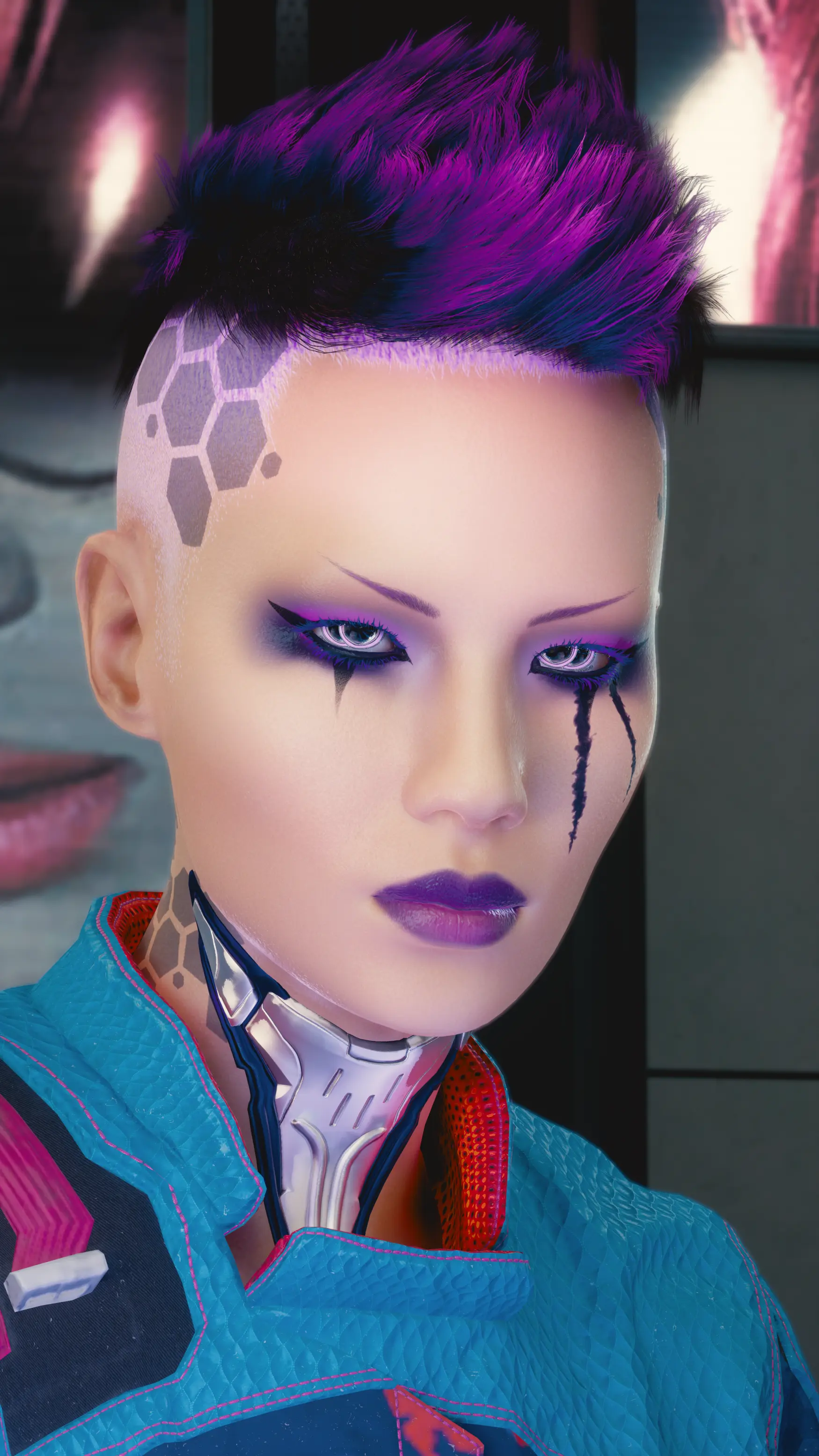 Visual Kei Parlor (Complexions - Makeup - Eyebrows) at Cyberpunk 2077 ...