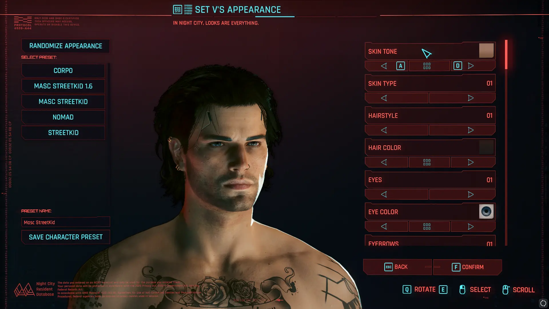 My Romeo Male V Preset At Cyberpunk 2077 Nexus Mods And Community