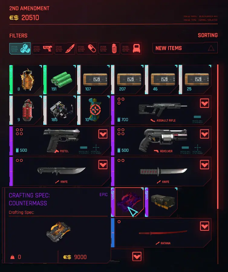 Vertical Recoil Countermass Weapon Mod at Cyberpunk 2077 Nexus - Mods ...