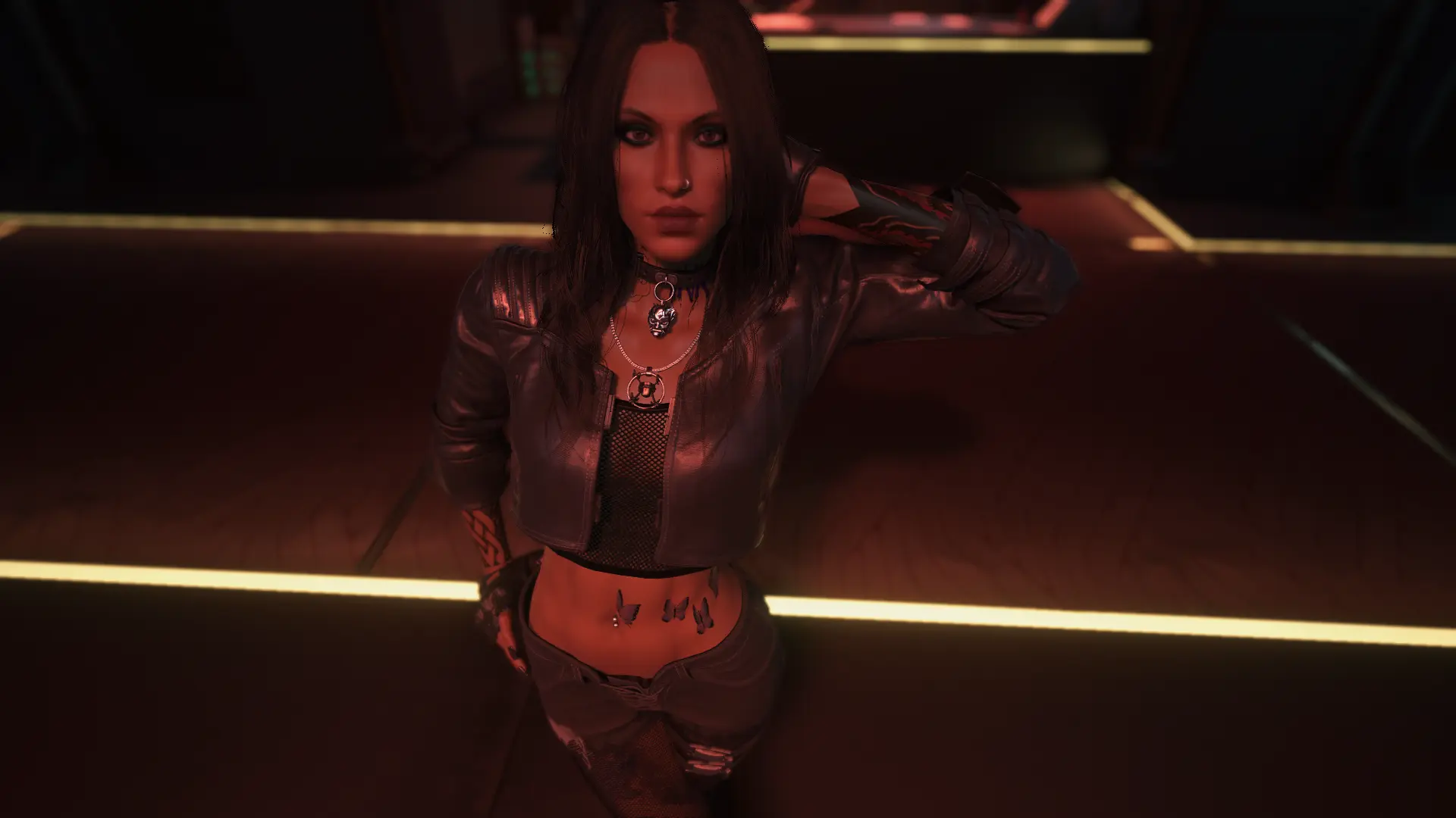 Samurai Choker for More Head Meshes (Female V Only) at Cyberpunk 2077 ...