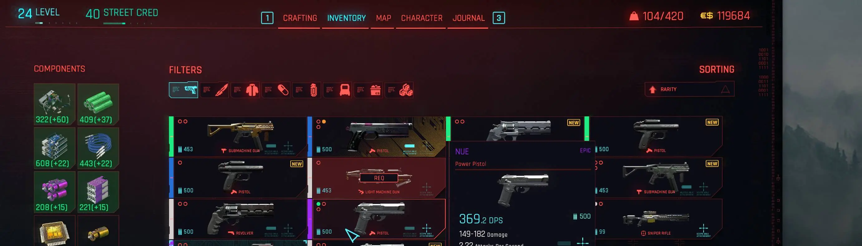 Crafting Rebalanced At Cyberpunk 2077 Nexus Mods And Community   7127 1673887708 1700685266 