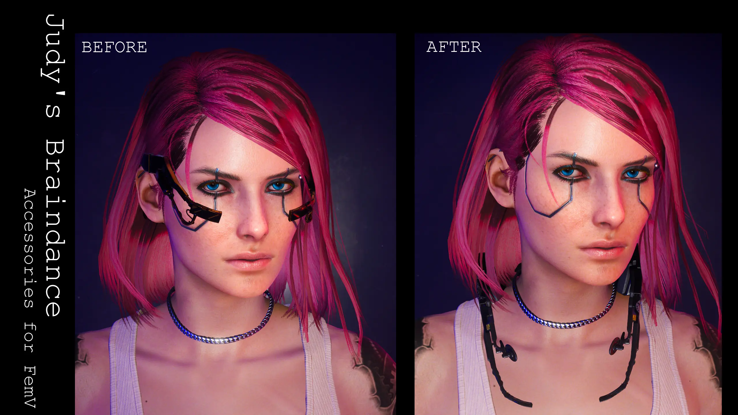 Judy's Braindance Accessories For FemV At Cyberpunk 2077 Nexus - Mods ...