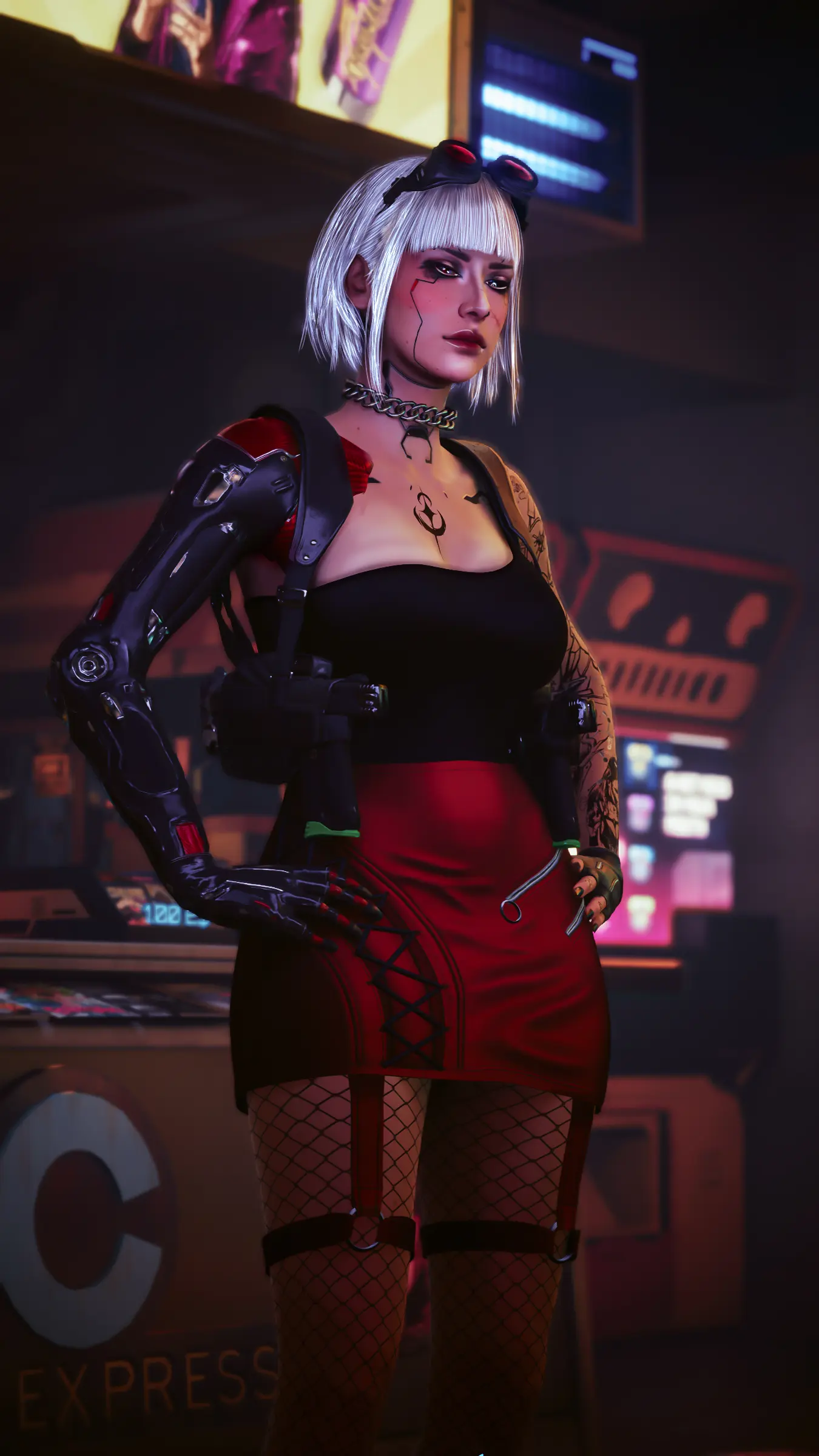 Peachu Evelyn Skirt - Archive XL at Cyberpunk 2077 Nexus - Mods and ...