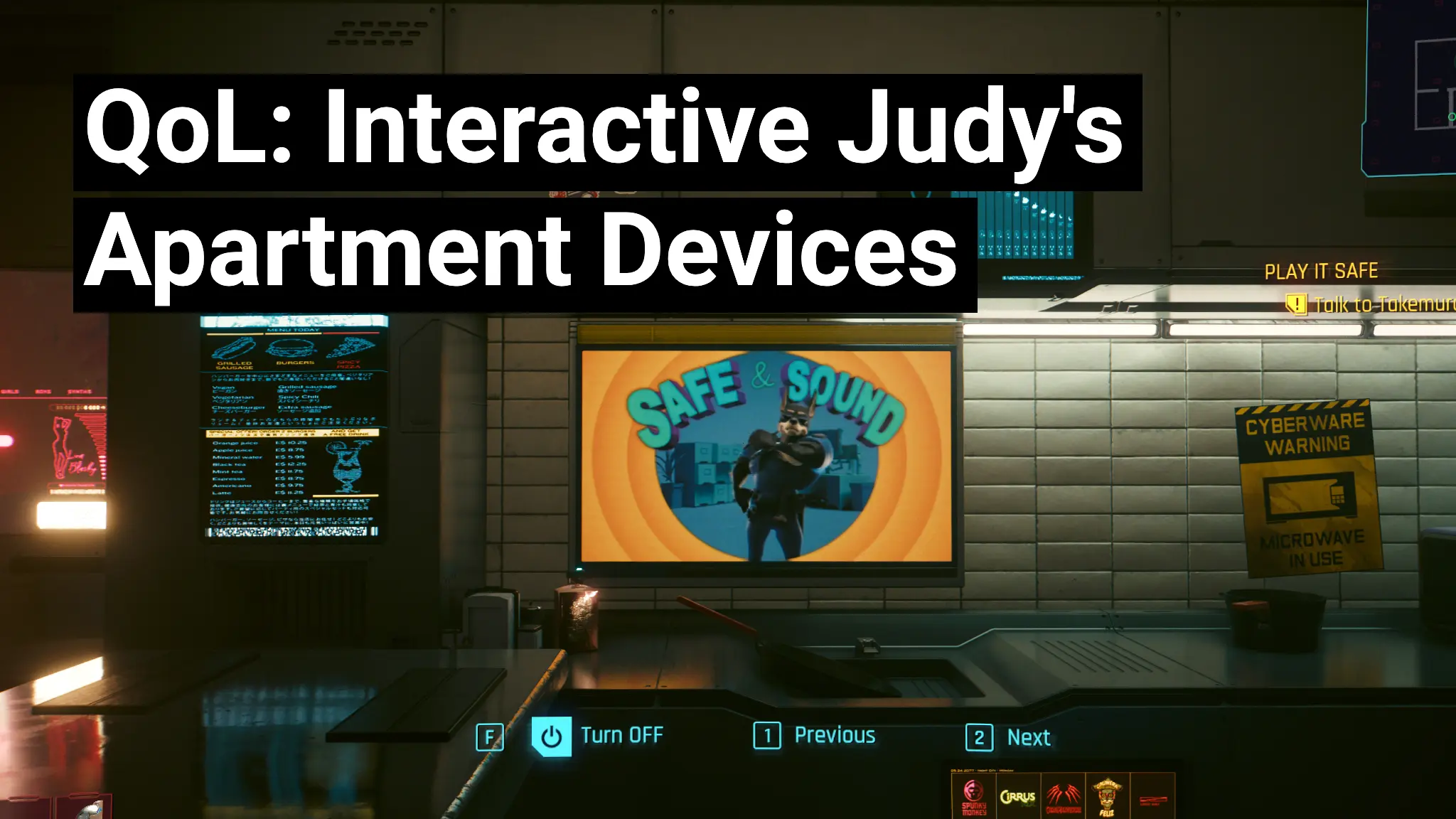 QoL - Interactive Judy's Apartment Devices at Cyberpunk 2077 Nexus ...