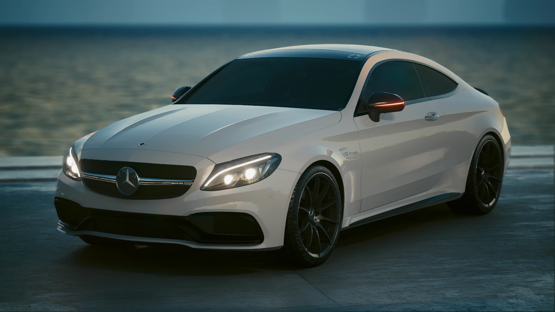 打造现实级画质赛博朋克2077 36 Benz C63S AMG