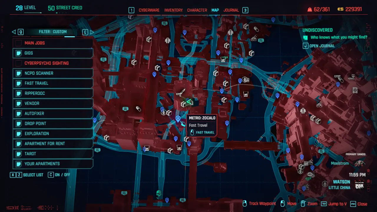 Fast Travel from anywhere to everywhere - Redscript at Cyberpunk 2077 ...