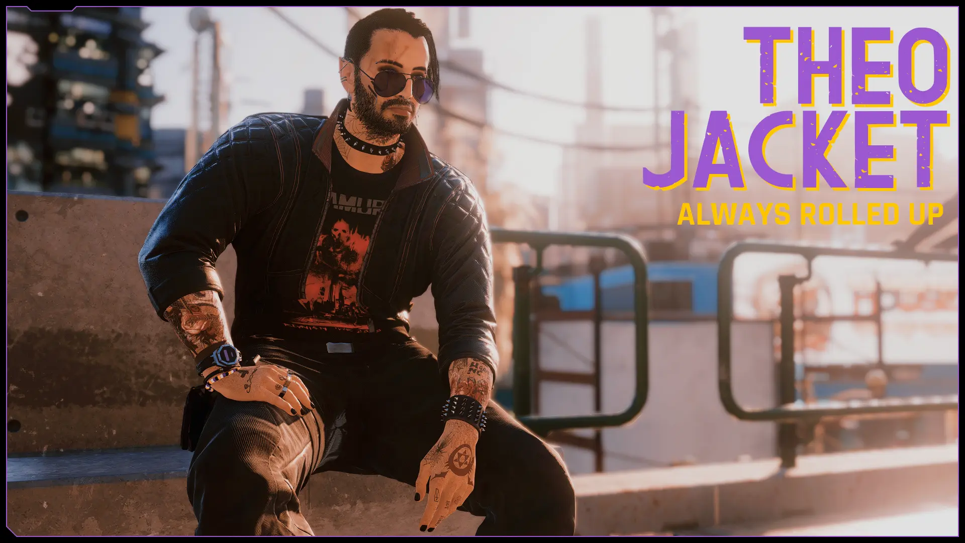 Theo Jacket - Always Rolled Up at Cyberpunk 2077 Nexus - Mods and community