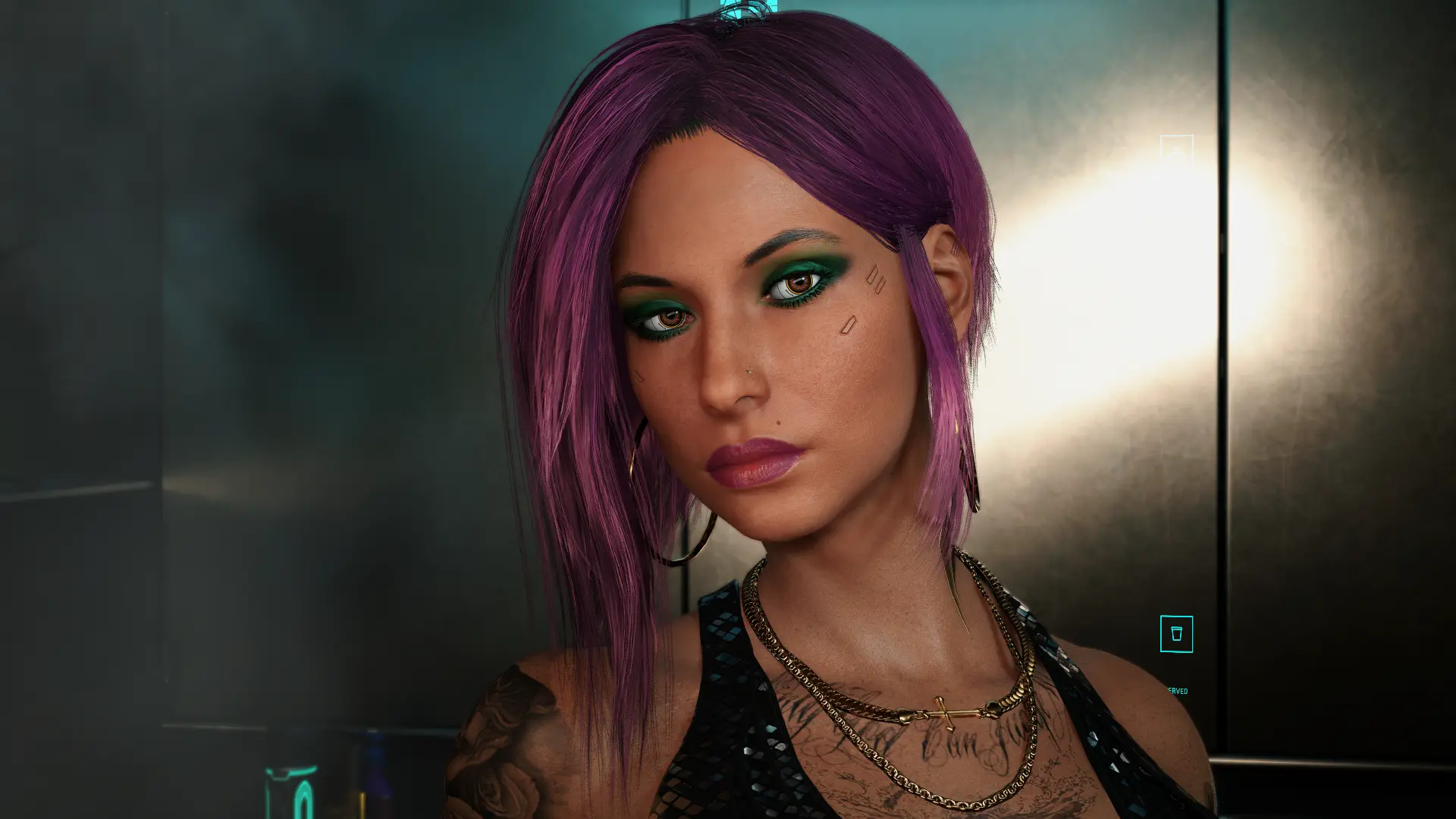 Songbird Hair Colour and Makeup at Cyberpunk 2077 Nexus - Mods and ...