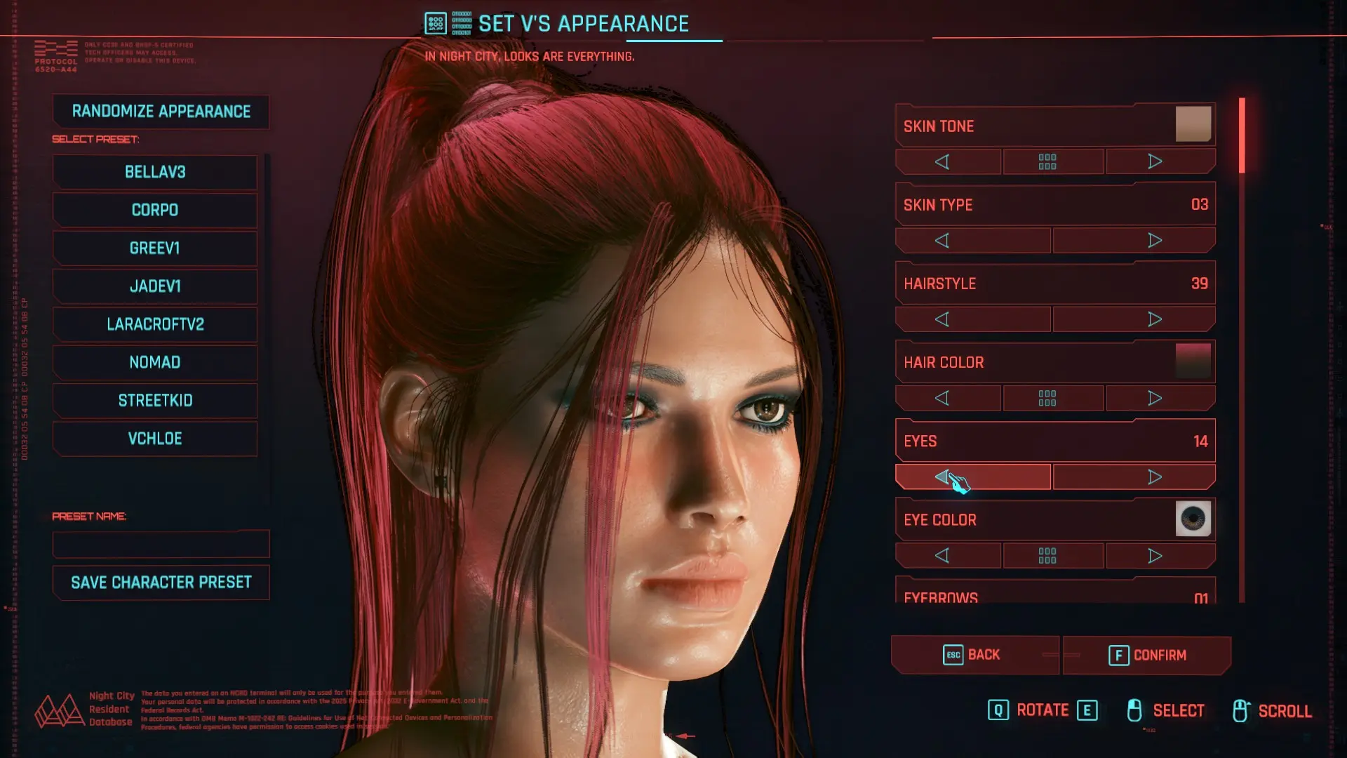 My V Preset - Jade at Cyberpunk 2077 Nexus - Mods and community