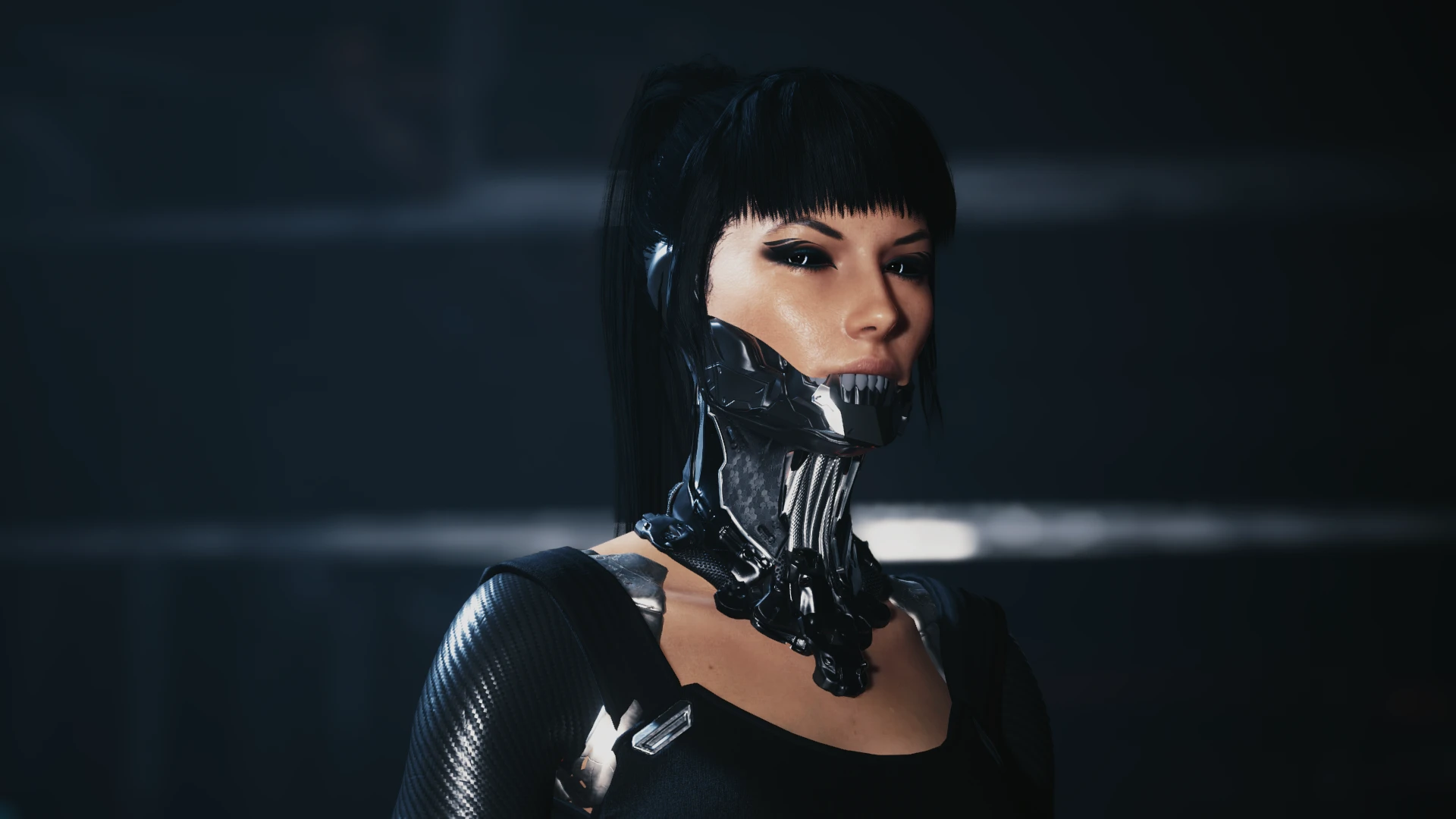 Cyber Jaw Raiden Arasaka Cyberware Femv At Cyberpunk 2077 Nexus