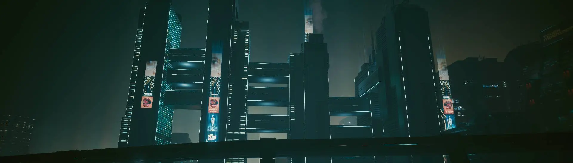 Giant Commercial Strip hologram ads replacements at Cyberpunk 2077 Nexus -  Mods and community