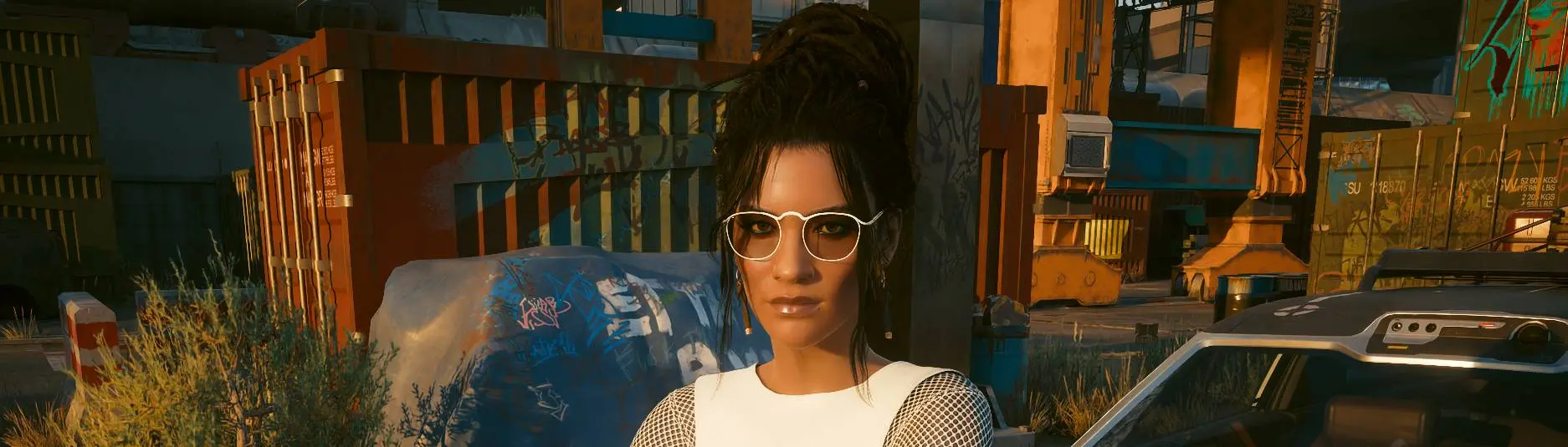 Highres makeup for Panam with Rogue earrings at Cyberpunk 2077 Nexus ...