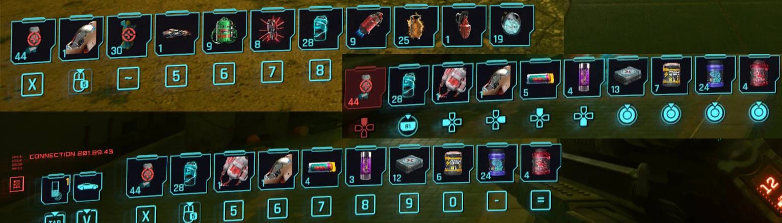 Custom Quickslots for Consumables Grenades and Cyberware Abilities at Cyberpunk  2077 Nexus - Mods and community