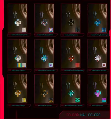 NAIL COLORS FOLDER PREVIEW 