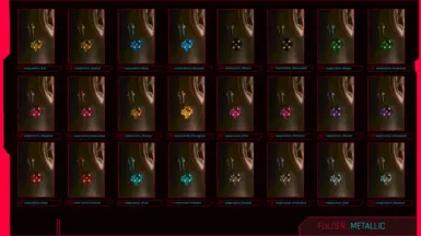 METALLIC FOLDER PREVIEW