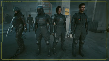 My V(1st right) looks cool in this outfit :)