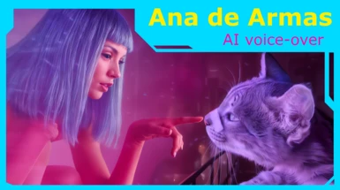 Ana de Armas AI voice-over for female V