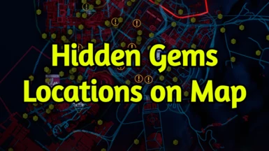 Hidden Gems Locations on Map