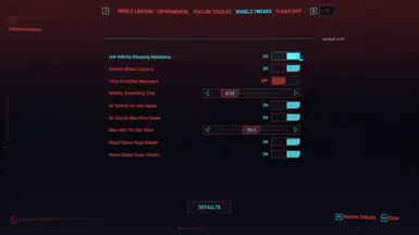 Vehicle Ini Tweaks NativeUI In-Game Menu at Cyberpunk 2077 Nexus - Mods ...