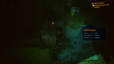DT0 - Songbirds Hideyhole = after you side with her, after the end, you get a text message to come back here for a trinket