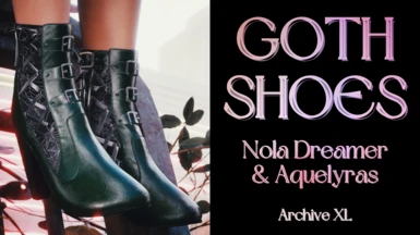 Nola Dreamer and Aquelyras - goth shoes - Archive XL