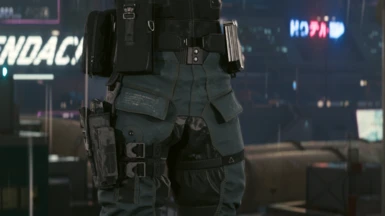 Drop holsters integrate with previous battle belt mod