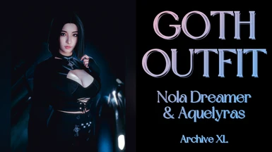 Nola Dreamer x Aquelyras - goth outfit - Archive XL