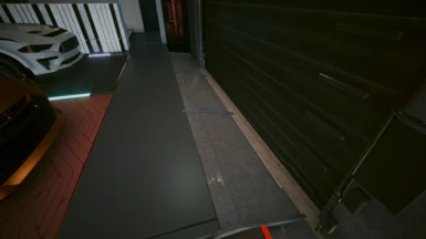 Garage entrance Ramp
